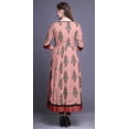 thumbnail image 3 of Bimba Robe Anarkali Imprimée pour Femmes Kurti Indienne Sans Manches Kurta Évasée, 3 of 6