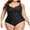 Black, variant on Zenbriele Womens Plus Size Ruched One Piece Swimsuits Tummy Control Bathing Suits Beach Swim Wear