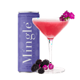 thumbnail image 2 of Mingle Mocktails, Non-Alcoholic Blackberry Hibiscus Bellini, 4 Pack, 12 fl oz Aluminum Cans, 0.00% ABV, 2 of 7