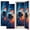 Color 1, variant on 2 Pcs School Locker Magnetic Wallpaper 12" x 36" Futuristic Soccer Ball Glitch Effects Vibrant Technology Reusable Removable Locker Accessories Back to School Supplies Gifts for Boys
