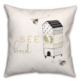 thumbnail image 2 of Creative Products Bee Kind Hive 18 x 18 Spun Poly Pillow, 2 of 3