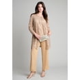 thumbnail image 5 of Roaman's Women's Plus Size Plus-Size 3 Piece Allover Sequin Lace Jacket And Tank Pant Set, 5 of 6