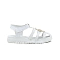 thumbnail image 3 of Sandalia Huarache Para Niña Cerrado Flores Color Blanco blanco 16.5, 3 of 6
