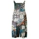 thumbnail image 5 of Moda mujer estilo étnico estampado hombro frío tirantes bolsillos Cami pantalones mono Pompotops qyievc2041, 5 of 6