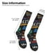 thumbnail image 2 of Fotbe Basketball Calcetas Divertidas Estampadas para Hombre y Mujer, Calcetas de Algodón hasta la Rodilla para Caminar, Correr, Enfermería y Embarazo, 2 of 6