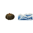 thumbnail image 1 of Alfombra con cojines de calabaza para Halloween, diseño ondulado y aterciopelado, antideslizante, ideal para dormitorio, sala de estar, baño, fiestas, 1 of 8
