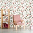 thumbnail image 6 of VEELIKE 17.7''x118'' Soft Pink Floral Wallpaper Peel and Stick Vintage Peony Floral Contact Paper for Cabinets Shelves Self Adhesive Removable Wallpaper Flower Wall Mural for Bedroom Bathroom Nursery, 6 of 9