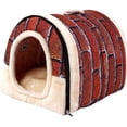 thumbnail image 1 of Net Trading Caseta para Mascotas al Aire Libre, cálida, Plegable, Antideslizante, acogedora, para Perros, Gatos, sofá, Cama para Cachorros (S (35x30x28cm)), 1 of 5