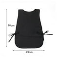 thumbnail image 6 of Walbest Waterproof Cobbler Apron with 2 Deep Pockets Unisex Art Smock for Painting Cleaning Durable Kitchen Apron for Artists And Work, 6 of 8