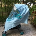 thumbnail image 5 of Stroller Rain Cover Travel Weather Shield Universal with Air Holes Pushchairs Accessories Strollers Raincoat, 5 of 8