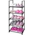 thumbnail image 3 of Muyoka Zapatero Almacenamiento 5/8 Niveles Tubos de metal Zapatero Organizador Multifuncional Zapatero Fácil de montar Zapatero para pasillo Dormitorio Entrada Sala de estar Muyoka Hogar, 3 of 7