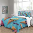thumbnail image 4 of 3D Ice Cream Printed Comforter Cover Set Children Adult Unique Design Bedding Set Bedroom Decor,Twin (68"x86"), 4 of 5