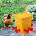 thumbnail image 4 of Chicken Waterer Cup Set, 12L Automatic Chicken Waterer Cup Gravity Feeding System For Chickens Ducks Quail Pigeons, 4 of 8