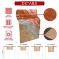 thumbnail image 5 of Burnt Orange Ombre Coastal Short Table Runner 60 Inches Long,Summer Nautical Beach Ocean Seaside Cotton Linen Table Runners Dresser Scarves,Tabletop Scarf Furniture Cover for Home Dinner Party13"x60", 5 of 8