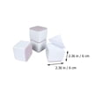 thumbnail image 6 of OATIPHO 4Pcs White Furniture Foot Cushion Noise Reduction Pad for Sofas Tables, 6 of 7