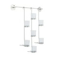 thumbnail image 6 of CosmoLiving by Cosmopolitan 7 Holder Silver Metal Wall Sconce, 6 of 9