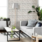 Commomy 10 Pcs 3D Faux Brick Wall Panels Peel and Stick Wall Tile,Thin PVC Brick Panels,11.8X11.8