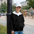 thumbnail image 3 of Uorisanigo Black Boys Girls Zip Up Hoodie Sweatshirt Lightweight Pullover Sweatshirt Coat for Children School Long Sleeve Hoodies Sweater Fall Winter Clothes, 3 of 7