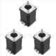 thumbnail image 1 of 3X Alto Torque Nema 17 MOTOR de PASO Bipolar 92Oz.In/65Ncm 2.1 una Extrusora Motor, 1 of 7