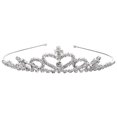 thumbnail image 1 of New Rhinestone Tiara Hair Band Kid Girl Bridal Princess Crown Prom Headband L5V7, 1 of 6
