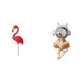 thumbnail image 1 of Estatua de estaca de jardín,Adorno de flamenco para jardín,patio,porche,Estatua de flamenco,estatuilla,escultura,exterior,playa,Estatua del astronauta,Figura decorativa espacial de estatua de, 1 of 8