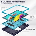 thumbnail image 5 of 3-Layer Protection Screen Frame + PC + Silicone Shockproof Combination Case with Holder For Galaxy, 5 of 8