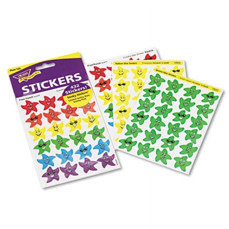TREND ENTERPRISES T-932 Stinky Aufkleber Weihnachten – 60 Stück, Minziger Duft