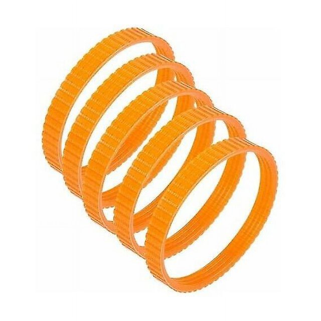 Paquete de 5 correas de transmisión para cepilladora eléctrica 1900B naranja de 9,6 mm
