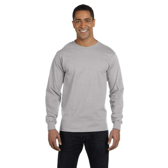 Hanes Men's 5.2 oz. ComfortSoft Cotton Long-Sleeve T-Shirt - 5286