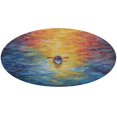 thumbnail image 4 of Colorful Kayaks Glide Across The Lake Soft Bedroom Round Area Rug, Washable Cute Nursery Circle Throw Mat, Non-Slip Contemporary Small Low Pile Floor Carpet for Dorm Bedside, 4 of 6