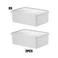 thumbnail image 4 of Moyic PP Amplia gama de tamaños para soluciones eficientes de almacenamiento de alimentos Organización eficiente Contenedores de Organizadores de utensilios de cocina blanco lechoso Mini 1L, 4 of 6