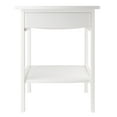thumbnail image 4 of Winsome Claire Curved Nightstand, Accent Table, White Finish, 4 of 13