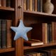 thumbnail image 5 of Set de colgantes decorativos en forma de estrella 5 piezas • Adornos colgantes de tela con aspecto de vidrio marino • Detalles de decoración multicolor • Decoración para ventanas, paredes y regalos, 5 of 6