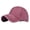 Wine Red, variant on Vintage Solid Color Adjustable Anti UV Outdoor Sports Ponytail Hat Baseball Cap