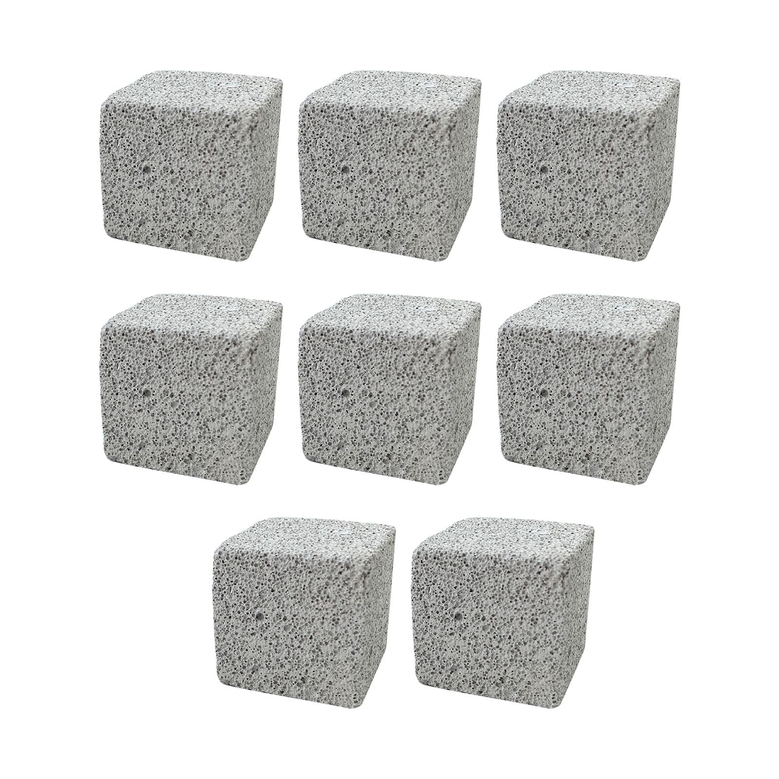 Bvdfgk 10 Pcs Stone Square Hamster Grinding Supplies Chew Toy, Rodent Chewing Stone for 5cm