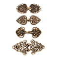 thumbnail image 2 of Cierre de Capa medieval Salvador 4pcs Costadora Costura Cártique para Mujeres Broncita Bronce, 2 of 10