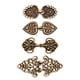 thumbnail image 2 of 8 Piezas Clips de Suéter Patrones Broche Chal Clips Cardigan Suéter Alfileres Filigrana Volver Clip Decoración para Mujer Hugo Cierre de broche de capa, 2 of 10