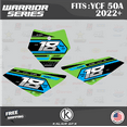 thumbnail image 3 of Kalair GFX Graphics Kit for Ycf 50A (2022-2023) Warrior Series, 3 of 5