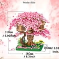 thumbnail image 2 of LHCX Cherry Bonsai Tree Building Sets For Girls, Mini Building Blocks Of Cherry Blossom Bonsai Tree Kit,Mini Bricks Sakura Tree House, Good Gift Choice For Kids And Adults, 2 of 5