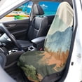 thumbnail image 2 of Garronmavis Sports Car Towel Seat Protection Sweat Absorbent Water Resistant Easy Installation Workout Outdoor Activity Front Seat Protector Fits Most Cars SUVs Trucks Sedans Vans, 2 of 8