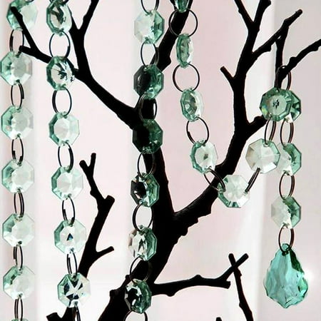 Efavormart 3 Ft Acrylic Crystal Garland Hanging Beads Event Wedding Banquet Party Decoration Centerpiece Decor Teardrop