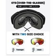thumbnail image 6 of OutdoorMaster Ski Goggles with Cover Snowboard Snow Goggles OTG Anti-Fog for Men Women, 6 of 14