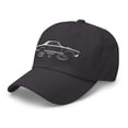 thumbnail image 3 of 1964 GTO Dad hat for American Muscle Car Owners Enthusiasts Cap (Dark Grey), 3 of 6