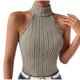 thumbnail image 2 of Fiudx Camisas de Mujer Blusa Informal Sin Mangas con Cuello Redondo y Cuello Redondo para Mujer a La Moda, 2 of 5