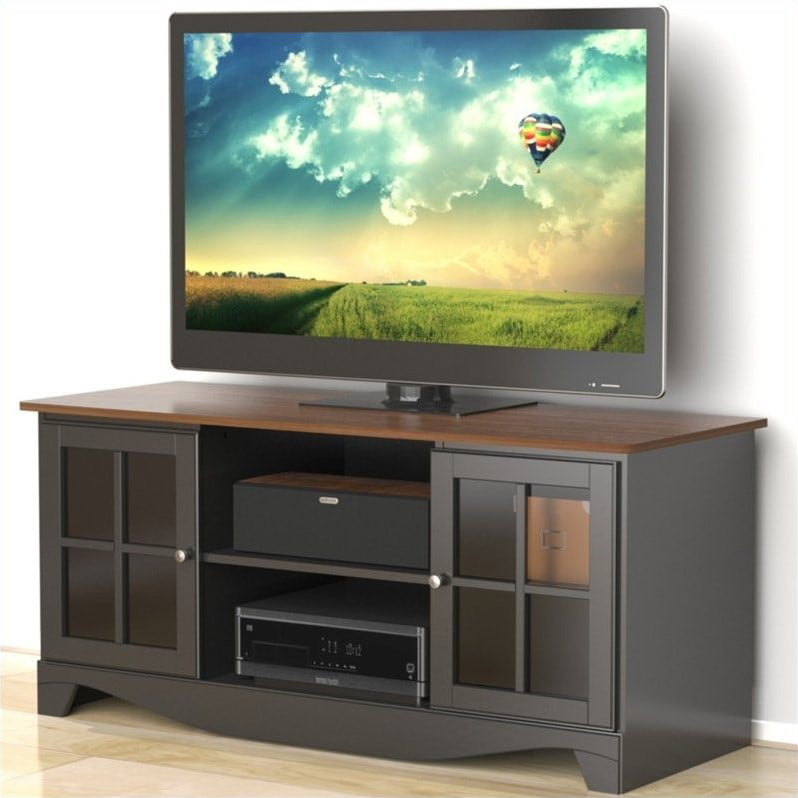 Nexera Pinnacle Cinnamon/Cherry HEC TV Stand for TVs up to ...