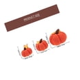 thumbnail image 4 of BEADCEST 3Ud Decoraciones De Calabaza Artificial Roja Para Hogar Con Estilo Y Detalles Realistas, 4 of 6