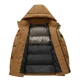 thumbnail image 2 of Chaqueta corta con capucha para hombre, chaqueta de invierno nueva para hombre, abrigo cálido de plumón de pato que combina con todo a la moda para hombre, 2 of 4