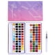 thumbnail image 1 of MeiLiang Set de Pintura de Acuarela, 48 Colores Vivos Incluye 12 Colores Sólidos Metálicos con Brillo en Caja de Bolsillo con Anillo de Metal y Pincel de Acuarela, Perfecto Como Regalo de Arte,, 1 of 10