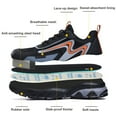 thumbnail image 4 of Safety Trainers Mens Steel Toe Cap Trainers Lightweight Safety Work Shoes Non-Slip Work Trainers Puncture Proof Shoes, 4 of 7