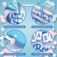 thumbnail image 4 of Pink Theme Welcome Baby Banner Cute Design Baby Girl Banner Balloon Decoration Star Pattern Baby Shower Backdrop for Baby Shower Girl Baby Party Newborn Welcome, 4 of 5